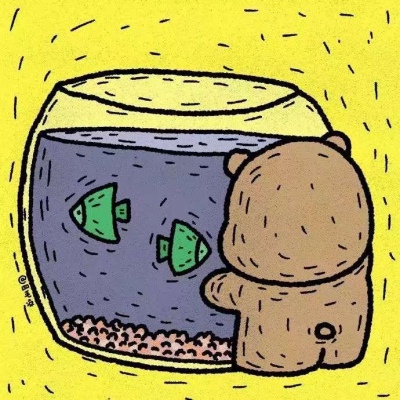 高清超萌的可爱手绘小熊卡通头像图片