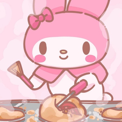 高清超萌可爱的粉色melody美乐蒂头像图片,卡通头像图片