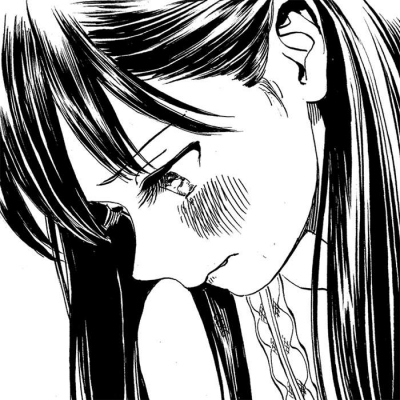 黑白动漫头像孤单伤感丧系高清图片