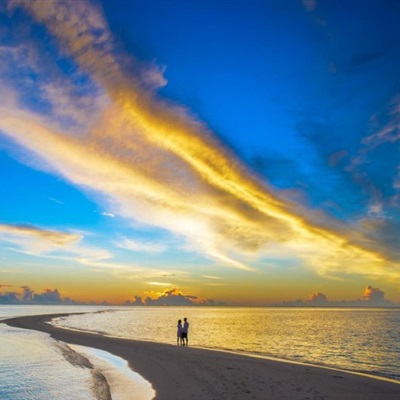 高清唯美的晚霞火烧云头像图片,风景头像图片
