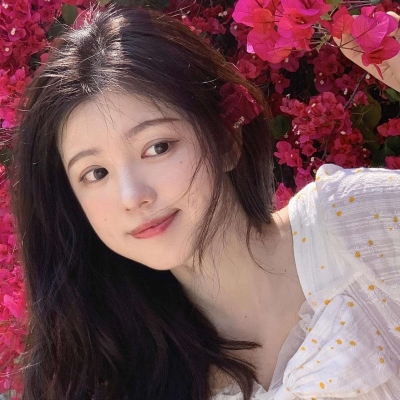 高清带花森系甜美的仙女少女头像图片