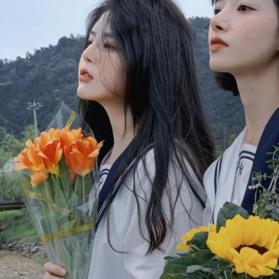 高清好看的清新唯美有仙气头像闺蜜图片