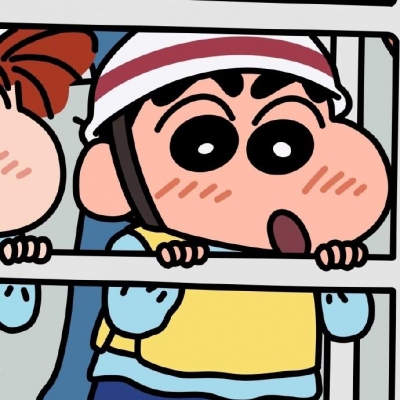 高清一左一右蜡笔小新动漫头像可爱情