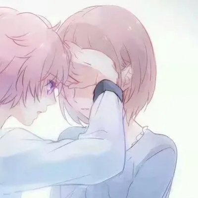 高清超甜的动漫情侣一张两半图头像