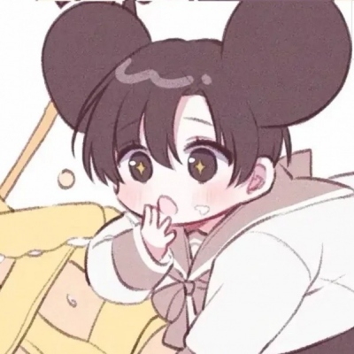 软萌可爱的情侣头像萌萌哒一对两张图片