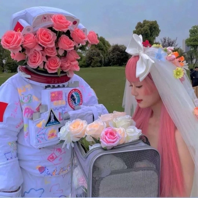 高清唯美超火的婚纱头像情侣专用图片