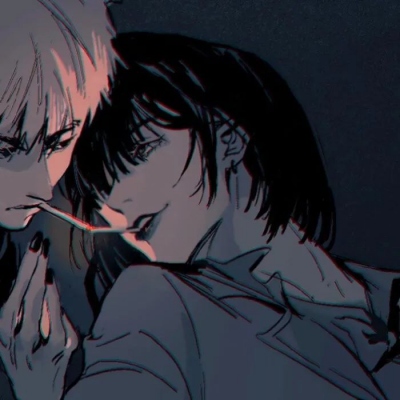 高清一左一右的2021潮流动漫情侣头像图