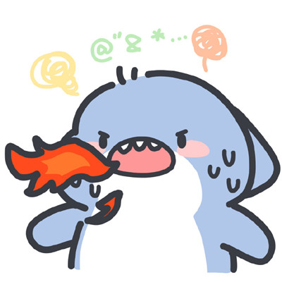 2021最新夏日小鲨鱼可爱头像