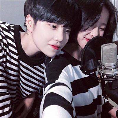 韩版情侣头像双人两张