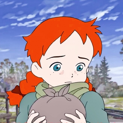 高清好看的动漫红发安妮头像