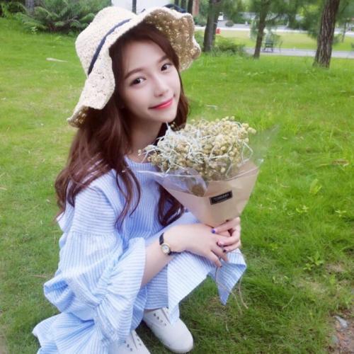 小清新可爱长发女头真人,女生头像图片
