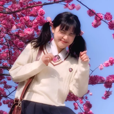 ins可爱日系意境风格女头