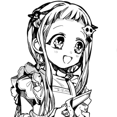 高清优质的女头动漫简单黑白好看图片