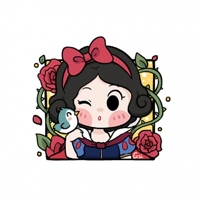 可爱迪士尼在逃公主头像图片,情侣头像图片