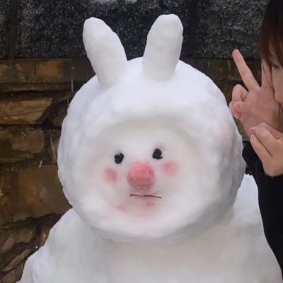 适合冬季用的冬天雪景甜美情侣头像