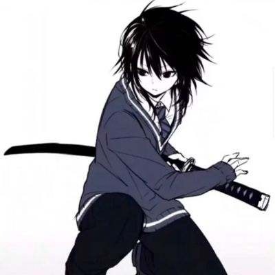 黑与白傲气男生动漫头像