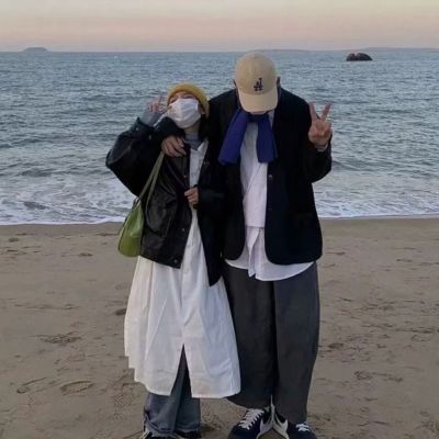 一对清新可爱的情侣头像