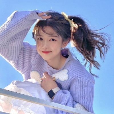 个性双马尾女生头像高清