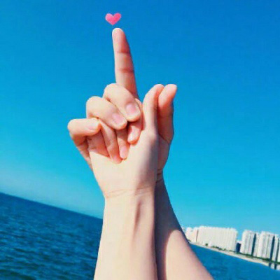 超萌可爱的情侣头像图片